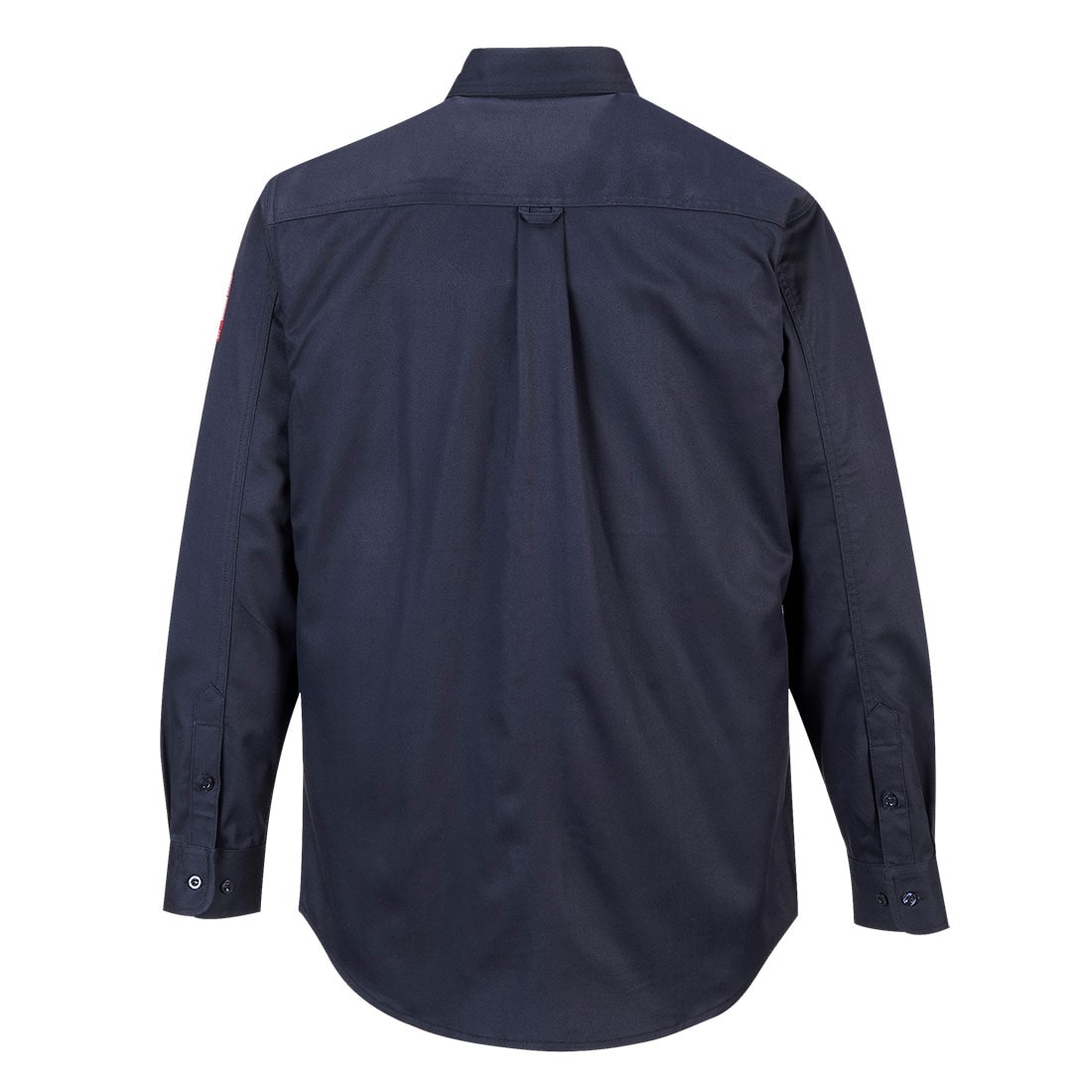 Bizflame Button Up Work Shirt in Navy